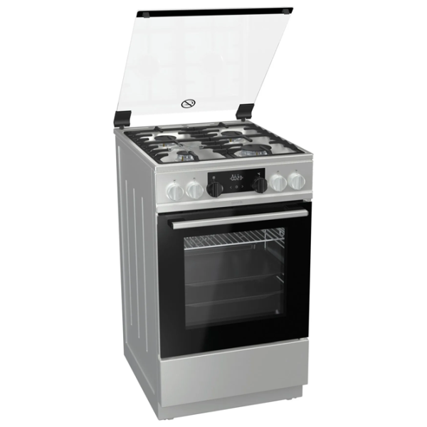 Плита Gorenje KS 5351 XF Газовая/ Нержавеющая сталь/ Черный photo 2 Плита Gorenje KS 5351 XF Газовая/ Нержавеющая сталь/ Черный photo 2