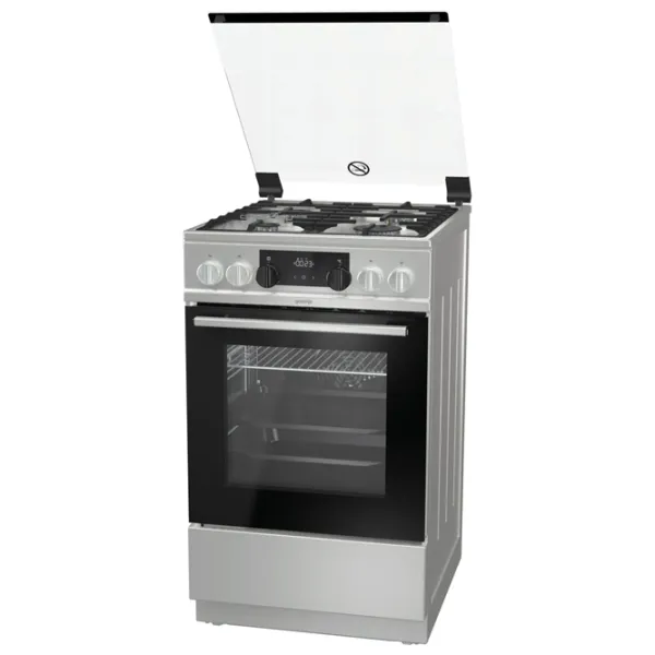 Плита Gorenje KS 5351 XF Газовая/ Нержавеющая сталь/ Черный photo 3 Плита Gorenje KS 5351 XF Газовая/ Нержавеющая сталь/ Черный photo 3