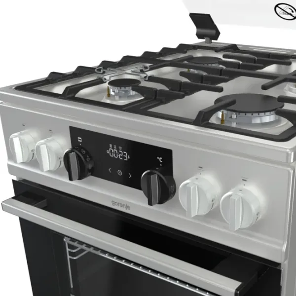 Плита Gorenje KS 5351 XF Газовая/ Нержавеющая сталь/ Черный photo 6 Плита Gorenje KS 5351 XF Газовая/ Нержавеющая сталь/ Черный photo 6