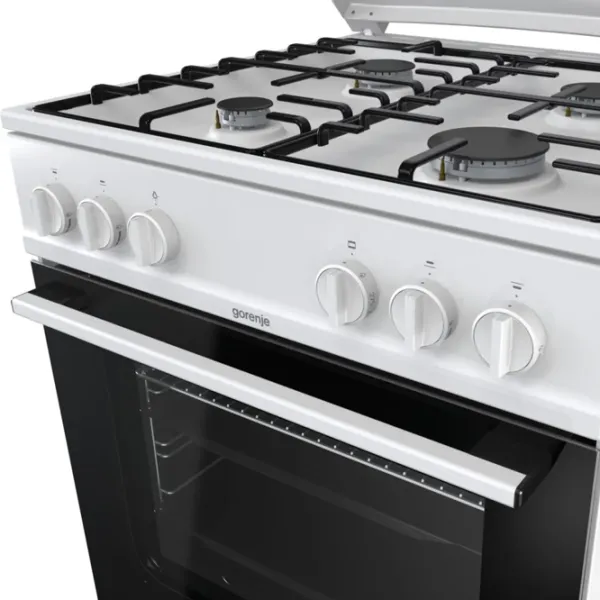 Aragaz Gorenje G6111WH Pe gaz/ White/ Black photo 5 Aragaz Gorenje G6111WH Pe gaz/ White/ Black photo 5