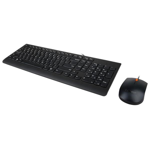 Клавиатура и Мышь Lenovo 300 Проводная/ Черный photo 2