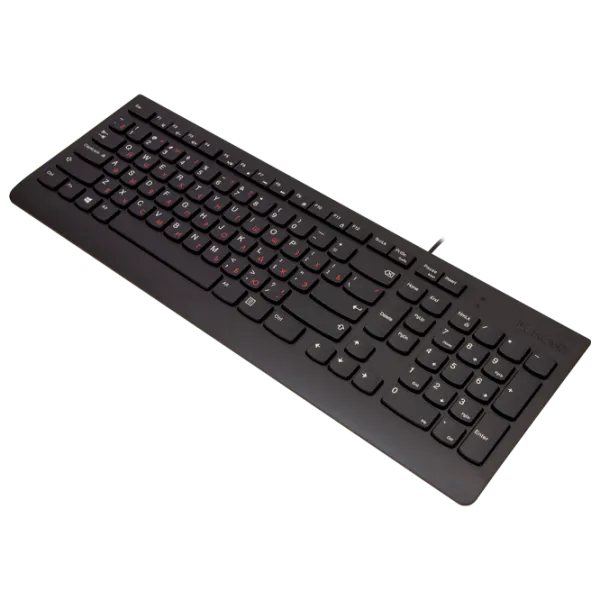 Клавиатура и Мышь Lenovo 300 Проводная/ Черный photo 3