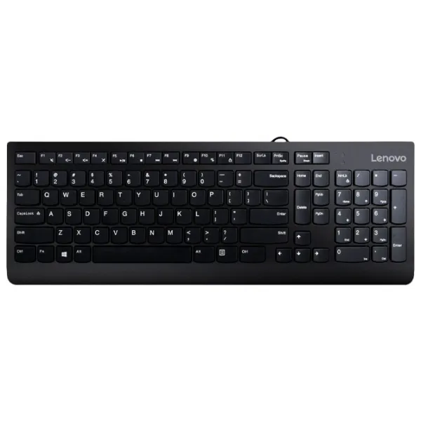 Клавиатура и Мышь Lenovo 300 Проводная/ Черный photo 4