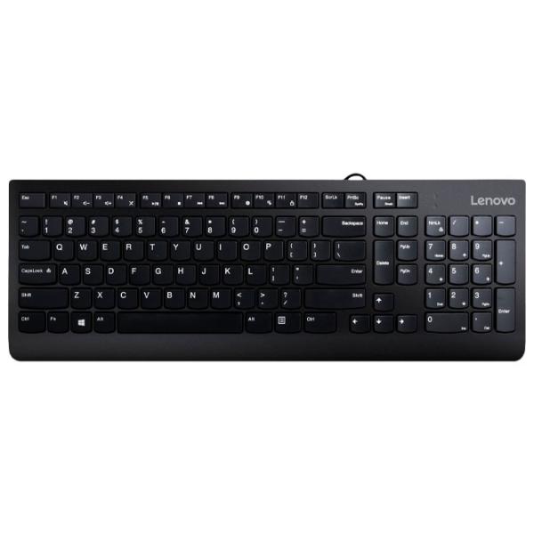 Клавиатура и Мышь Lenovo 300 Проводная/ Черный photo 4
