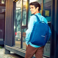 Рюкзак Lenovo B515 Everyday 15.6"/ Оранжевый Синий photo 6