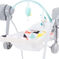 Leagăn pentru bebeluși Chipolino Felicity (3800931039042) 9 kg/ White photo 2