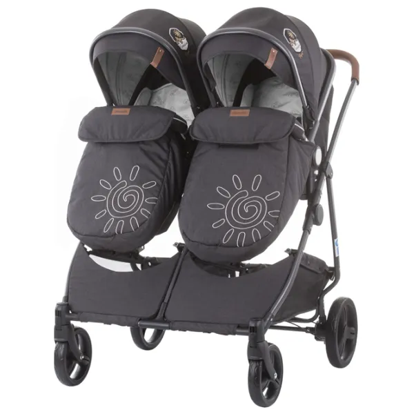 Детская коляска Chipolino Duo Smart 3800931040307/ Серый photo 2