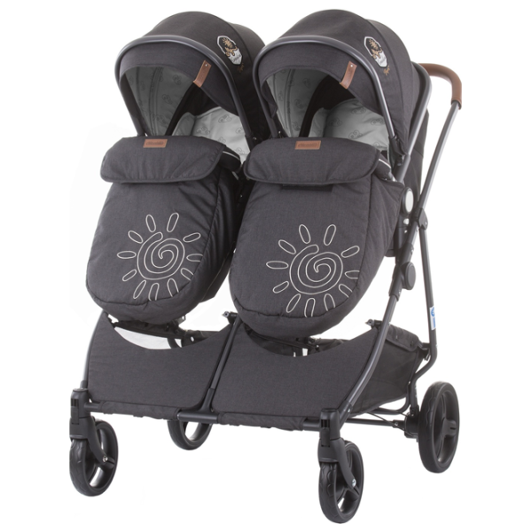 Детская коляска Chipolino Duo Smart 3800931040307/ Серый photo 2