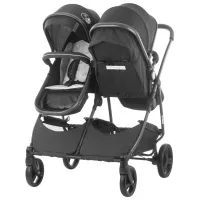 Cărucior pentru copil Chipolino Duo Smart 3800931040321/ Black photo 4