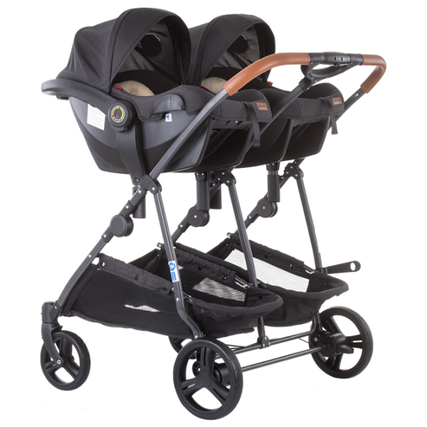 Детская коляска Chipolino Duo Smart 3800931040321/ Черный photo 7