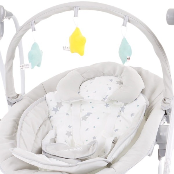 Leagăn pentru bebeluși Chipolino Paradise (3800931039547) 9 kg/ Gray photo 2