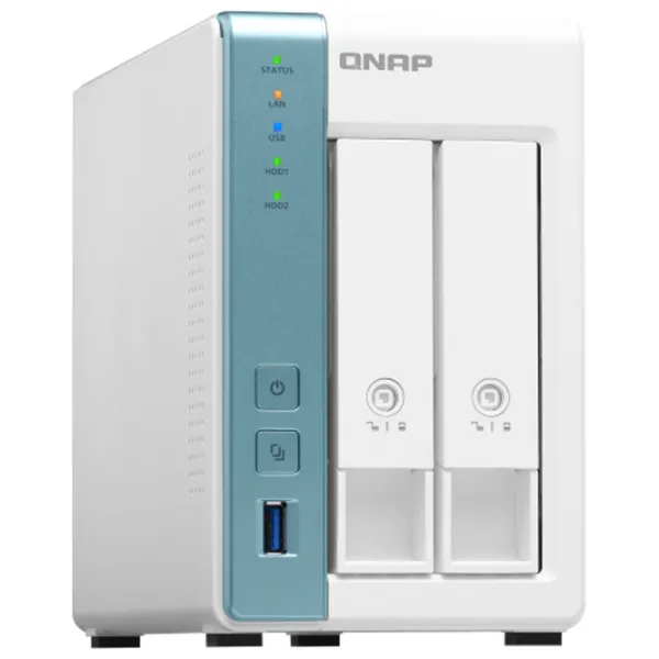 Сетевое хранилище QNAP TS-231K Белый photo 3