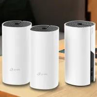 Wi-Fi Router TP-Link Deco M4(3-pack) 300 Mbit/ s/ 867 Mbit/ s/ White photo 3