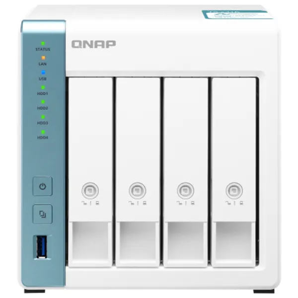 Сетевое хранилище QNAP TS-431K Белый photo 2