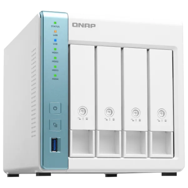Сетевое хранилище QNAP TS-431K Белый photo 3