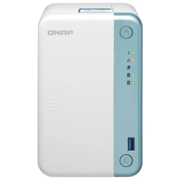 Сетевое хранилище QNAP TS-251D Белый photo 2