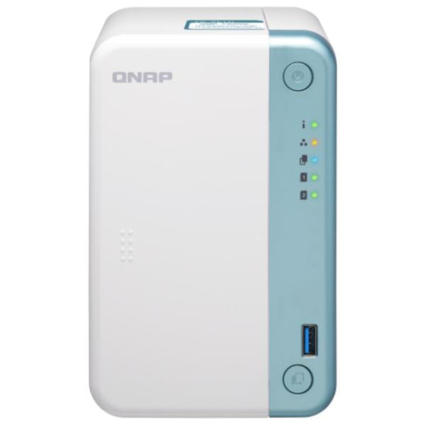 Сетевое хранилище QNAP TS-251D Белый photo 2