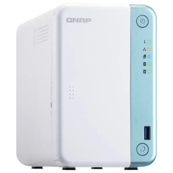 Сетевое хранилище QNAP TS-251D Белый photo 3