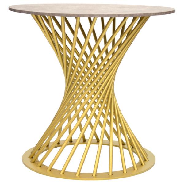 Măsuță de cafea DecoPrim FELICIA Gold photo 2 Măsuță de cafea DecoPrim FELICIA Gold photo 2