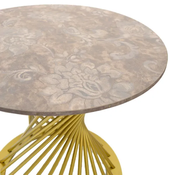 Măsuță de cafea DecoPrim FELICIA Gold photo 4 Măsuță de cafea DecoPrim FELICIA Gold photo 4