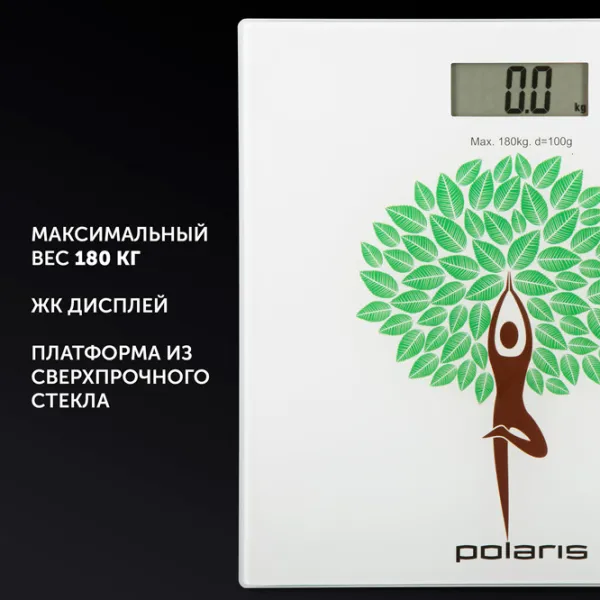 Напольные весы Polaris PWS1876DG Белый photo 2