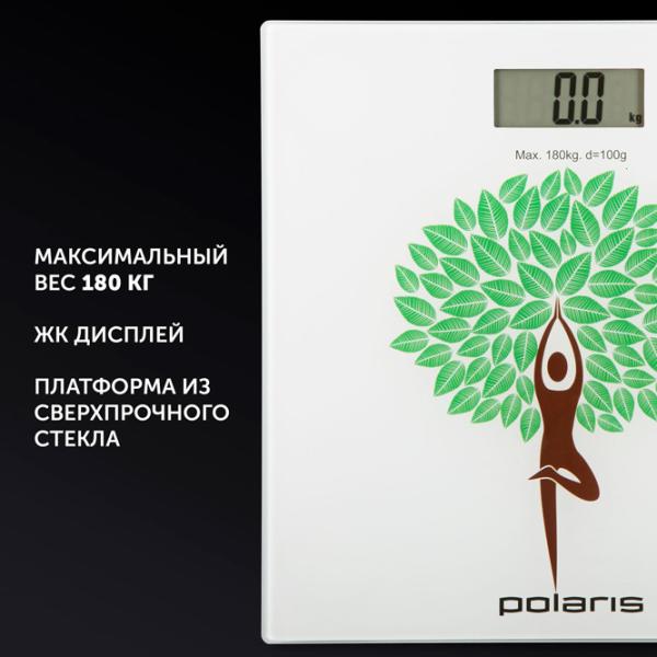 Напольные весы Polaris PWS1876DG Белый photo 2