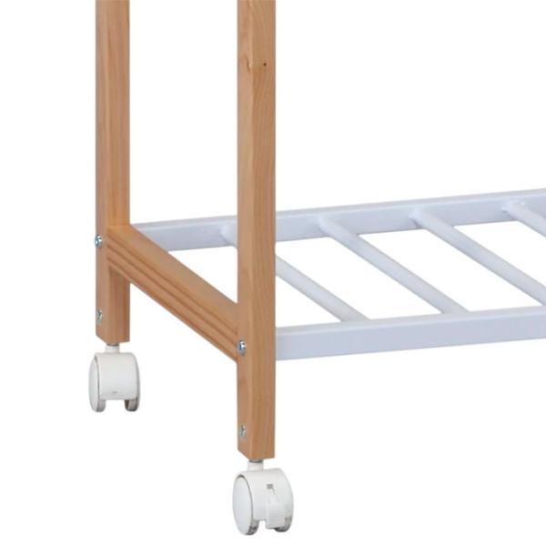 Cuier DecoPrim GC5400 Metal, Lemn/ White photo 3