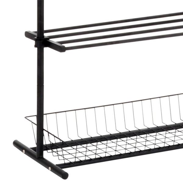 Cuier DecoPrim GC4902 Metal, Lemn/ Black photo 3 Cuier DecoPrim GC4902 Metal, Lemn/ Black photo 3