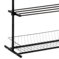 Cuier DecoPrim GC4902 Metal, Lemn/ Black photo 3
