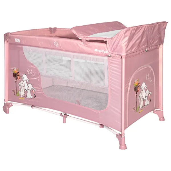 Манеж Lorelli Moonlight 2l (10080412153) 0 месяцев - 3 года/ Розовый photo 2 Манеж Lorelli Moonlight 2l (10080412153) 0 месяцев - 3 года/ Розовый photo 2