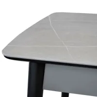 Masă de bucătărie DecoPrim Granna MDF/ Gray photo 3