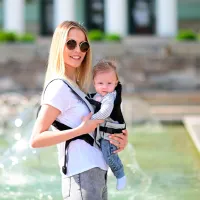 Marsupiu pentru copii Lorelli BABY CARRIER JOURNEY (10010120004) 9 kg/ Black photo 3