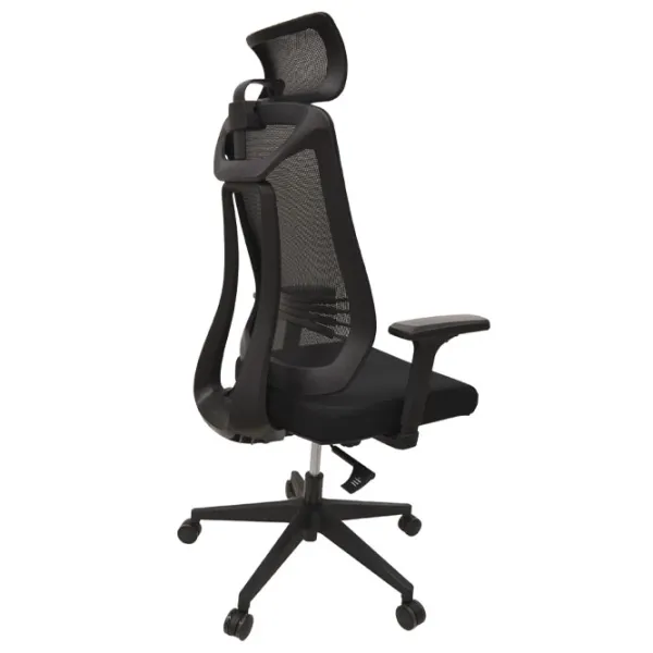 Fotoliu de birou DecoPrim M936 Plasă acrilică/ Black photo 2 Fotoliu de birou DecoPrim M936 Plasă acrilică/ Black photo 2