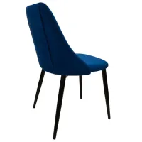 Scaun de bucătărie DecoPrim ARI Blue Black photo 2