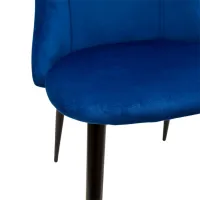 Scaun de bucătărie DecoPrim ARI Blue Black photo 5