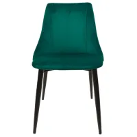 Scaun de bucătărie DecoPrim ARI Stofă/ Green Black photo 3