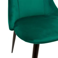 Scaun de bucătărie DecoPrim ARI Stofă/ Green Black photo 5