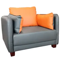 Fotoliu living DecoPrim W1203 Brown Gray photo 2