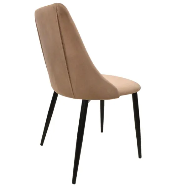 Scaun de bucătărie DecoPrim ARI Stofă/ Beige Black photo 2 Scaun de bucătărie DecoPrim ARI Stofă/ Beige Black photo 2