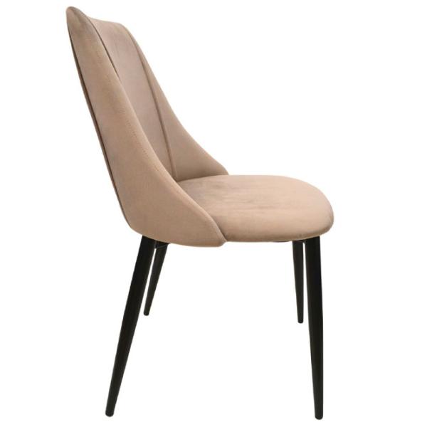 Scaun de bucătărie DecoPrim ARI Stofă/ Beige Black photo 4 Scaun de bucătărie DecoPrim ARI Stofă/ Beige Black photo 4