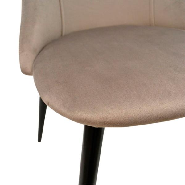 Scaun de bucătărie DecoPrim ARI Stofă/ Beige Black photo 5 Scaun de bucătărie DecoPrim ARI Stofă/ Beige Black photo 5