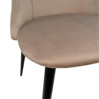 Scaun de bucătărie DecoPrim ARI Stofă/ Beige Black photo 5