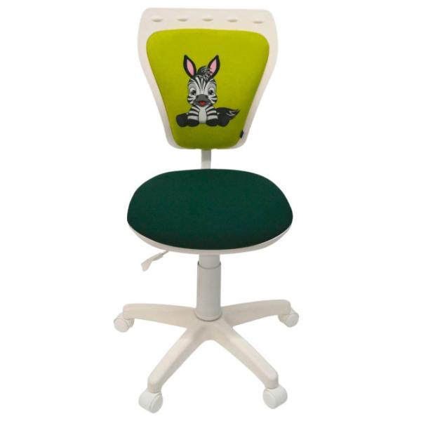 Офисное кресло DecoPrim MINISTYLE GTS WHITE ZEBRA Полиэстер/ Белый Черный photo 4 Офисное кресло DecoPrim MINISTYLE GTS WHITE ZEBRA Полиэстер/ Белый Черный photo 4