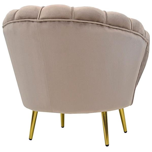 Fotoliu living DecoPrim Maggie Camel Catifelat Beige photo 2 Fotoliu living DecoPrim Maggie Camel Catifelat Beige photo 2