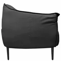 Fotoliu living DecoPrim KING Black photo 3