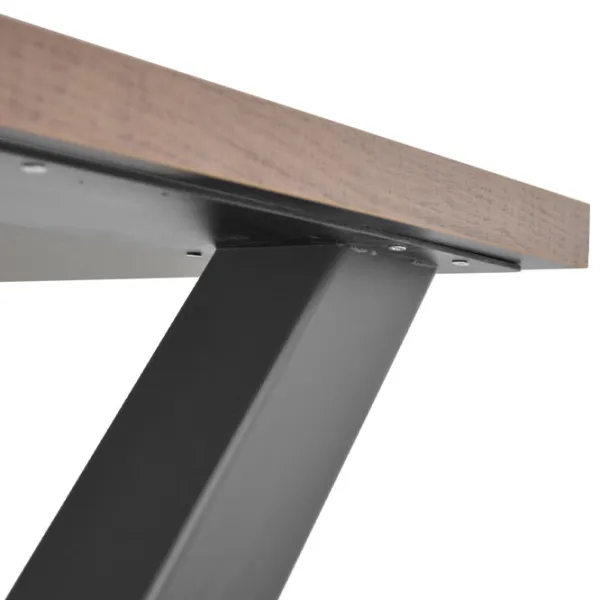 Masă de bucătărie DecoPrim Xena PAL/ Brown photo 4