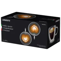 Set de căni Ardesto AR2625GHL 250 ml/ Sticlă/ Transparent photo 5