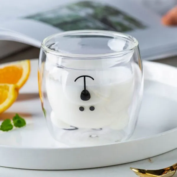 Set de pahare Ardesto Animals AR2625GA 0.25l / Sticlă / Transparent photo 4