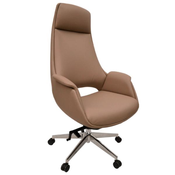 Fotoliu de birou DecoPrim 202A Piele artificială/ Brown photo 3