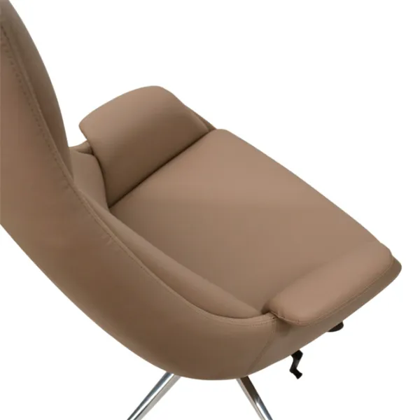 Fotoliu de birou DecoPrim 202A Piele artificială/ Brown photo 5